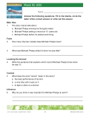 March 21st Century Daily Comprehension: PDF & Google Slides - Reading Activities