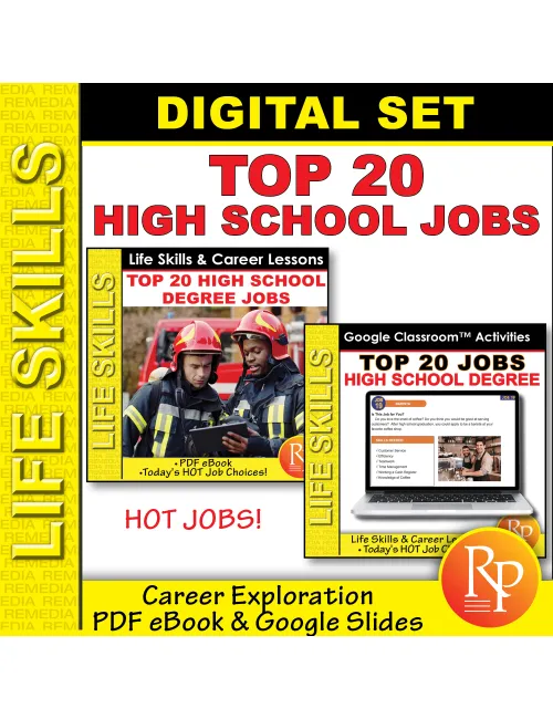 TOP 20 HIGH SCHOOL JOBS: Print &amp; Google - Life Skills &amp; Career 