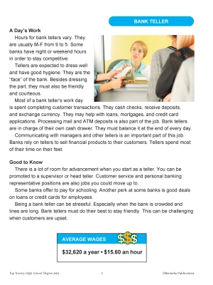 TOP 20 HIGH SCHOOL JOBS: Print & Google - Life Skills & Career Exploration