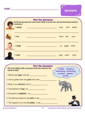 Science of Reading: Vocabulary for Older Students - Synonyms & Antonyms Science of Reading: Vocabulary for Older Students - Synonyms & Antonyms