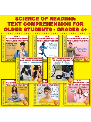 Science of Reading for Older Students Text Comprehension Set Science of Reading for Older Students Text Comprehension Set