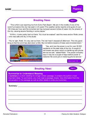 Science of Reading for Older Students: Fluency in Dialogue