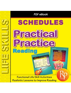 Life Skills Reading: USING SCHEDULES - Visual Comprehension & Consumer Activities Life Skills Reading: USING SCHEDULES - Visual Comprehension & Consumer Activities