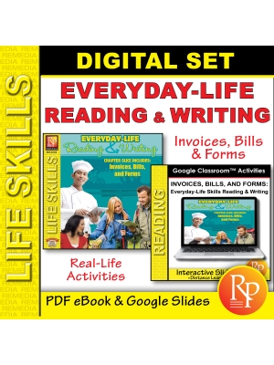 REAL-LIFE READING & WRITING: Google & PDF - Invoices, Bills, Forms, Applications REAL-LIFE READING & WRITING: Google & PDF - Invoices, Bills, Forms, Applications