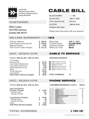 REAL-LIFE READING & WRITING: Google & PDF - Invoices, Bills, Forms, Applications REAL-LIFE READING & WRITING: Google & PDF - Invoices, Bills, Forms, Applications