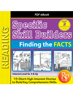 Finding Facts (Reading Level 3-4.5) | Short Passages | Comprehension Activities Finding Facts (Reading Level 3-4.5) | Short Passages | Comprehension Activities