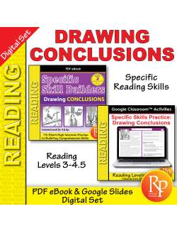 Specific Reading Skills: Drawing Conclusions - Rdg Lvl 3-4.5 - PDF &amp; Google Slide Set