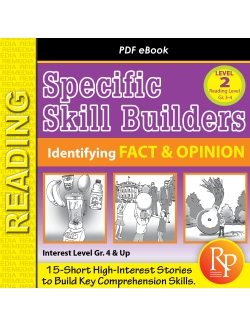 Fact &amp; Opinion (Reading Level 3-4.5) | Short Passages | Comprehension Activities