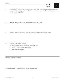 FREE! Finding the Main Idea (Reading Lvl 2.0-3.5) Short Stories | Activities FREE! Finding the Main Idea (Reading Lvl 2.0-3.5) Short Stories | Activities