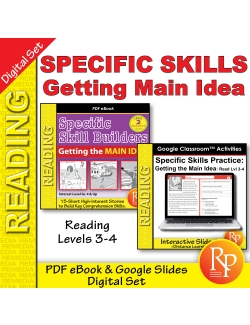 Getting the Main Idea: PDF & Google BUNDLE - Short Fiction/Nonfiction Passages Getting the Main Idea: PDF & Google BUNDLE - Short Fiction/Nonfiction Passages