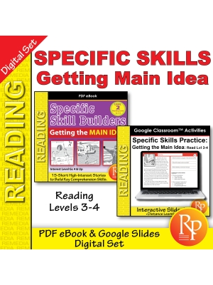 Getting the Main Idea: PDF & Google BUNDLE - Short Fiction/Nonfiction Passages Getting the Main Idea: PDF & Google BUNDLE - Short Fiction/Nonfiction Passages