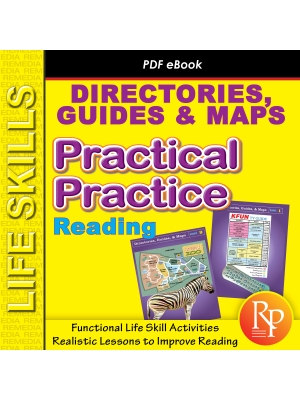 Life Skills Reading DIRECTORIES, GUIDES, MAPS: Visual Comprehension Activities Life Skills Reading DIRECTORIES, GUIDES, MAPS: Visual Comprehension Activities