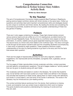 Camouflage - Science - Paired Texts - Fiction to Nonfiction Camouflage - Science - Paired Texts - Fiction to Nonfiction