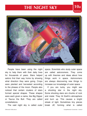The Night Sky - Science - Paired Texts - Fiction to Nonfiction The Night Sky - Science - Paired Texts - Fiction to Nonfiction