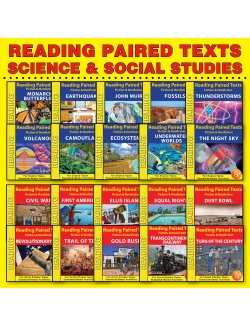 Reading Paired Texts 20-book SET - Social Studies - Science - Chapter Slices Reading Paired Texts 20-book SET - Social Studies - Science - Chapter Slices