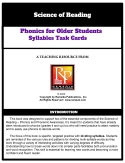 Science of Reading - Phonics for Older Students: Syllables Task Cards
