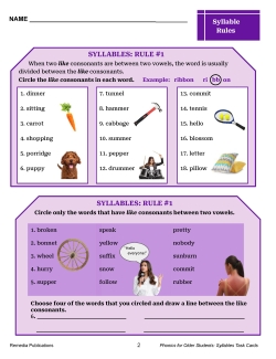 Science of Reading - Phonics for Older Students: Syllables Task Cards Science of Reading - Phonics for Older Students: Syllables Task Cards