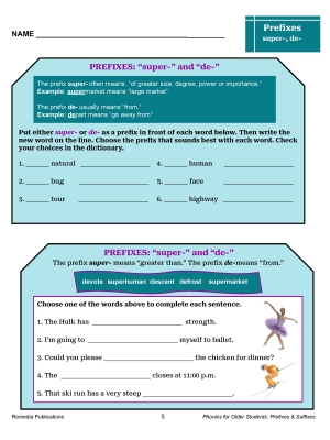 Science Of Reading - Phonics for Older Students: Prefixes & Suffixes Task Cards Science Of Reading - Phonics for Older Students: Prefixes & Suffixes Task Cards