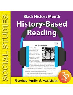History-Based Reading: Black History Month - Stories, Audio, &amp; Activities