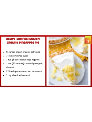 LIFE SKILLS: "NO COOK" RECIPE COMPREHENSION - Cooking Activities for Special Ed. (eBook Part 2) LIFE SKILLS: "NO COOK" RECIPE COMPREHENSION - Cooking Activities for Special Ed. (eBook Part 2)