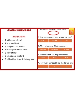 EASY RECIPE COMPREHENSION: Simple Cooking Activities | Special Ed GOOGLE SLIDES