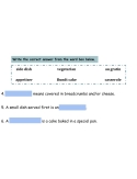 COOKING & COMPREHENSION: Food Terms & Vocabulary | Life Skills Lessons