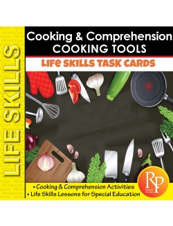 Cooking Tools: Life Skills Functional Vocabulary | Kitchen | Special Education Cooking Tools: Life Skills Functional Vocabulary | Kitchen | Special Education