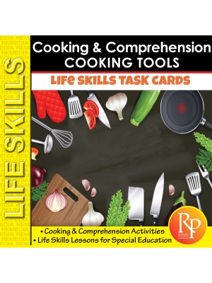 Cooking Tools: Life Skills Functional Vocabulary | Kitchen | Special Education Cooking Tools: Life Skills Functional Vocabulary | Kitchen | Special Education