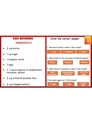 600 Simple Cooking, Recipe Comprehension & Kitchen Safety Lessons BIG SET 600 Simple Cooking, Recipe Comprehension & Kitchen Safety Lessons BIG SET