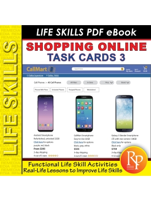 Shopping Online Task Cards 3: Consumer Life Skills | Reading Activities Shopping Online Task Cards 3: Consumer Life Skills | Reading Activities
