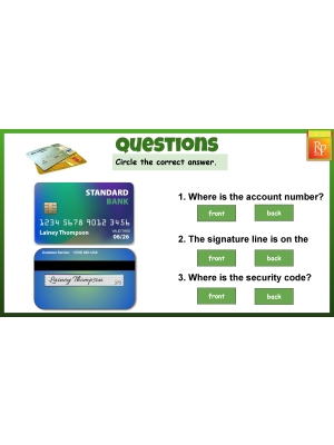 Credit Card Basics: Life Skills Task Cards | Consumer Skills Reading Activities Credit Card Basics: Life Skills Task Cards | Consumer Skills Reading Activities