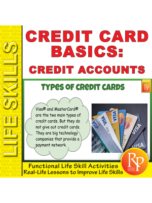 Credit Card Basics: Life Skills Task Cards | Consumer Skills Reading Activities Credit Card Basics: Life Skills Task Cards | Consumer Skills Reading Activities