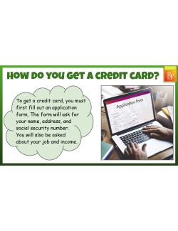 Getting a Credit Card: Life Skills Task Cards | Consumer Skills | Activities Getting a Credit Card: Life Skills Task Cards | Consumer Skills | Activities