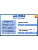 Bank Account Basics: Reading Task Cards - Consumer Life Skills