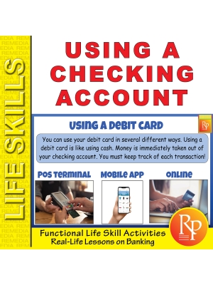 Using a Checking Account: Life Skills Task Cards | Consumer Skills | Activities Using a Checking Account: Life Skills Task Cards | Consumer Skills | Activities