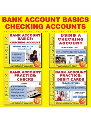 Bank Account Basics SET: Checking Account - Debit & Credit Card Activities Bank Account Basics SET: Checking Account - Debit & Credit Card Activities