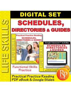 SCHEDULES, DIRECTORIES & GUIDES: PDF & GOOGLE - Functional Life Skills SCHEDULES, DIRECTORIES & GUIDES: PDF & GOOGLE - Functional Life Skills
