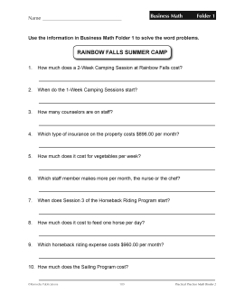Practical Practice SET - Math Life Skills - Chapter Slices Practical Practice SET - Math Life Skills - Chapter Slices