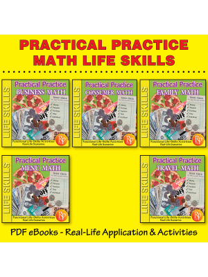 Practical Practice SET - Math Life Skills - Chapter Slices