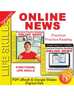 Online News PDF & GOOGLE: Functional Life Skills - Comprehension Activities Online News PDF & GOOGLE: Functional Life Skills - Comprehension Activities