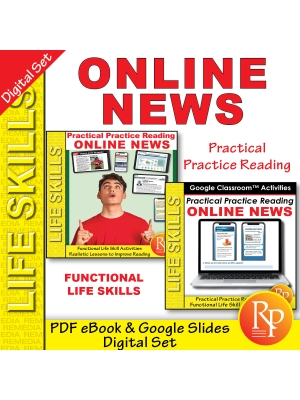 Online News PDF & GOOGLE: Functional Life Skills - Comprehension Activities Online News PDF & GOOGLE: Functional Life Skills - Comprehension Activities