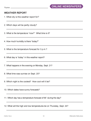 Online News PDF & GOOGLE: Functional Life Skills - Comprehension Activities Online News PDF & GOOGLE: Functional Life Skills - Comprehension Activities