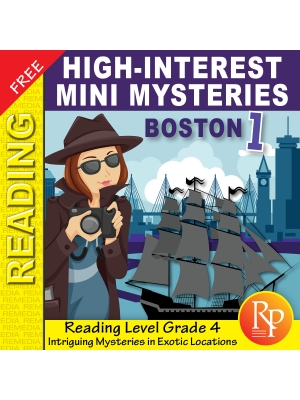 FREE High-Interest Mysteries: Boston - Reading Comprehension FREE High-Interest Mysteries: Boston - Reading Comprehension