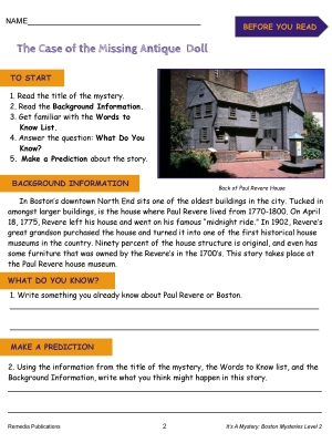 High-Interest Mini Mysteries: Boston - Level 2 High-Interest Mini Mysteries: Boston - Level 2