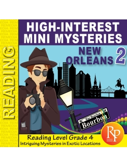 High-Interest Mini Mysteries: New Orleans - Level 2 High-Interest Mini Mysteries: New Orleans - Level 2