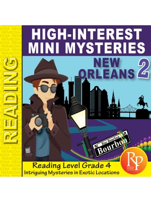 High-Interest Mini Mysteries: New Orleans - Level 2 High-Interest Mini Mysteries: New Orleans - Level 2