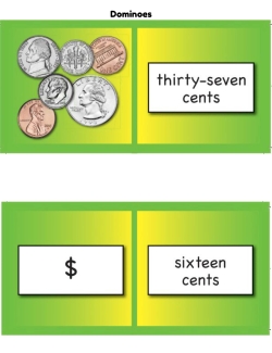 Money Math Domino Games | Adding Coins &amp; Matching Values | Colorful &amp; Fun