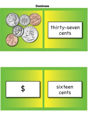 Money Math Domino Games | Adding Coins & Matching Values | Colorful & Fun
