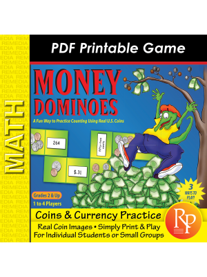 Money Math Domino Games | Adding Coins & Matching Values | Colorful & Fun