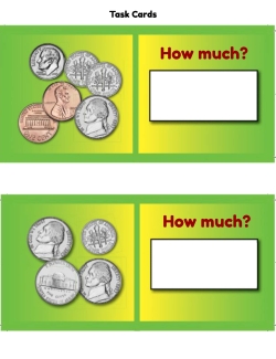 43 Counting Money Task Cards: Adding Coins Daily Warm-ups | colorful &amp; fun
